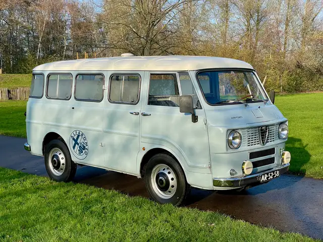 Alfa Romeo F12 Autotutto 1972. Een zeldzaam busje vol charme!