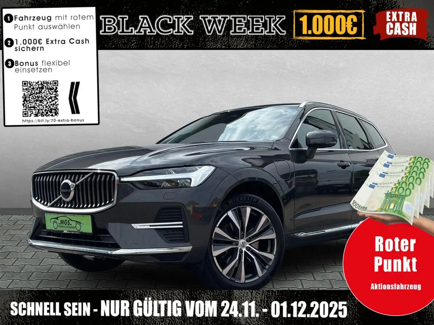 Volvo XC60 Inscription T8 Plug-In Hybrid AWD #AHK #ACC Grau - 1