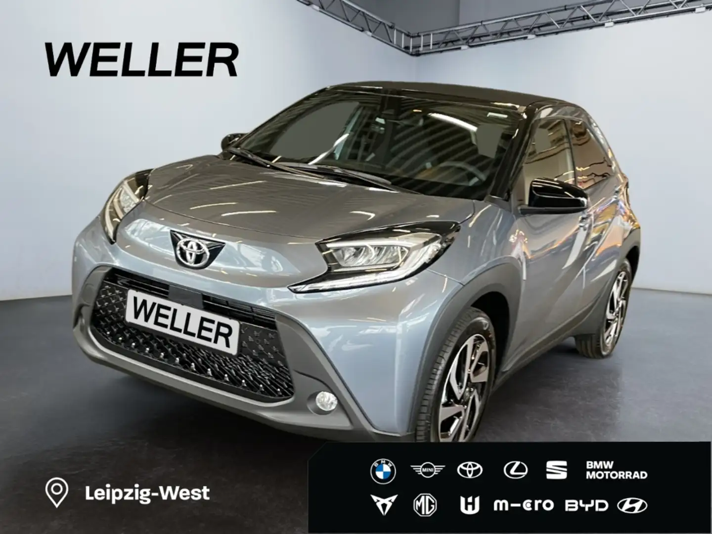 Toyota Aygo X S-CVT Air Teamplayer *Faltdach*LED*ACC*CAM* Grau - 1
