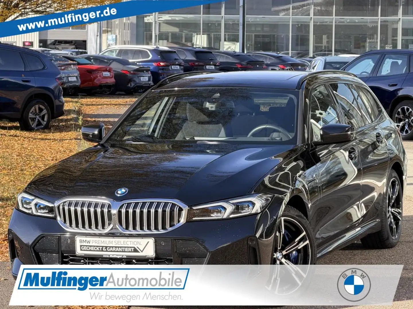 BMW 330 e T M Sport FACELIFT HUD Pano.SuView.HiFi AHK Schwarz - 1