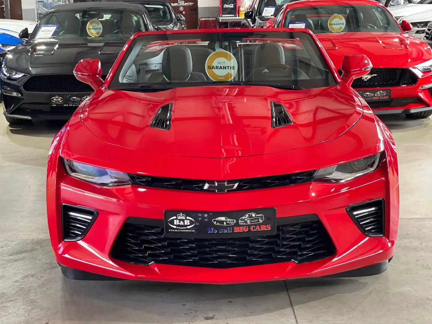 Chevrolet Camaro SS CABRIO V8+MAGNE.RIDE+BOSE+UNFALLFREI+GARANTIE Rot - 2