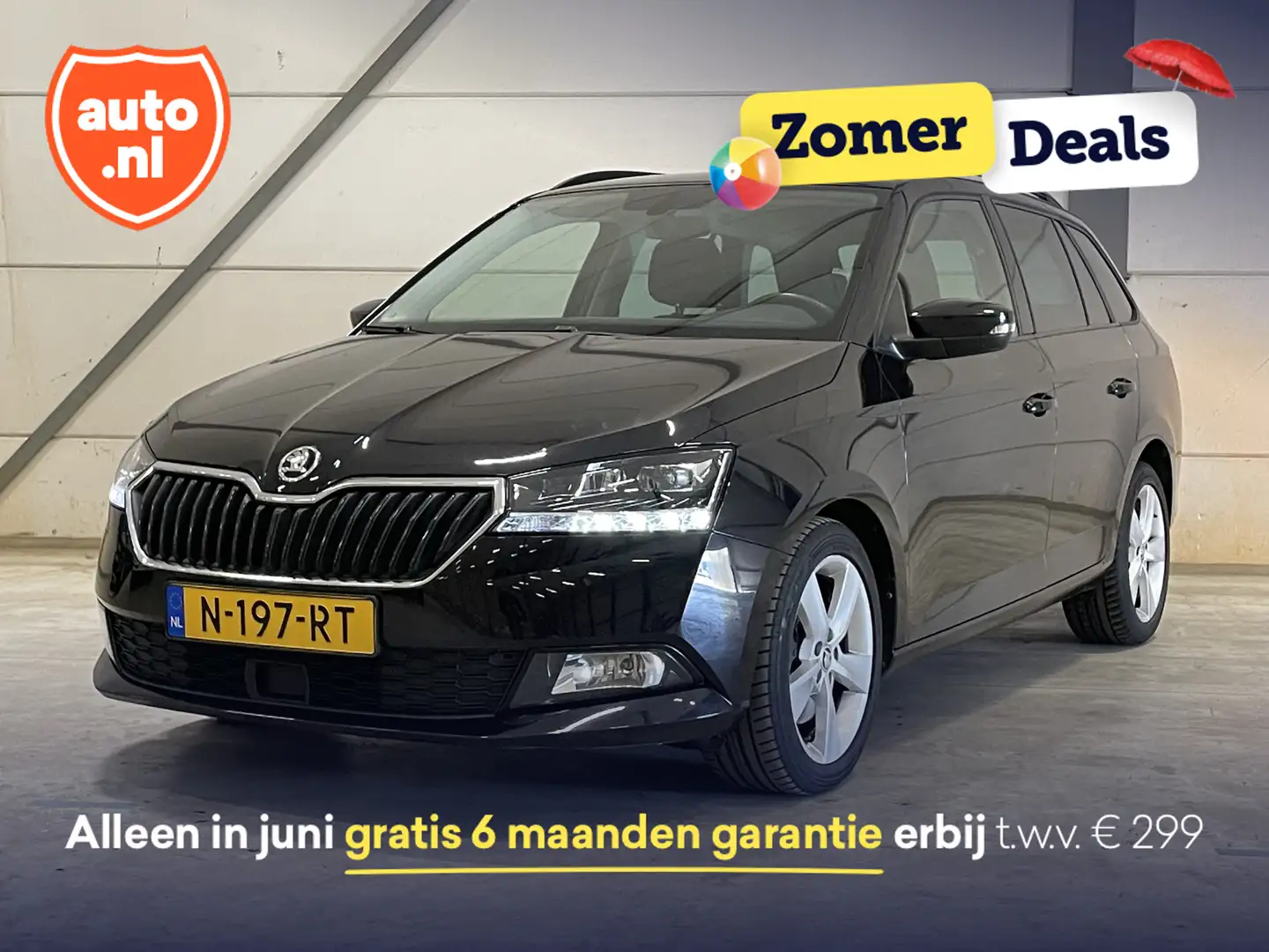 Skoda Fabia Combi 1.0 TSI Business Edition | Cruise Control | Zwart - 1