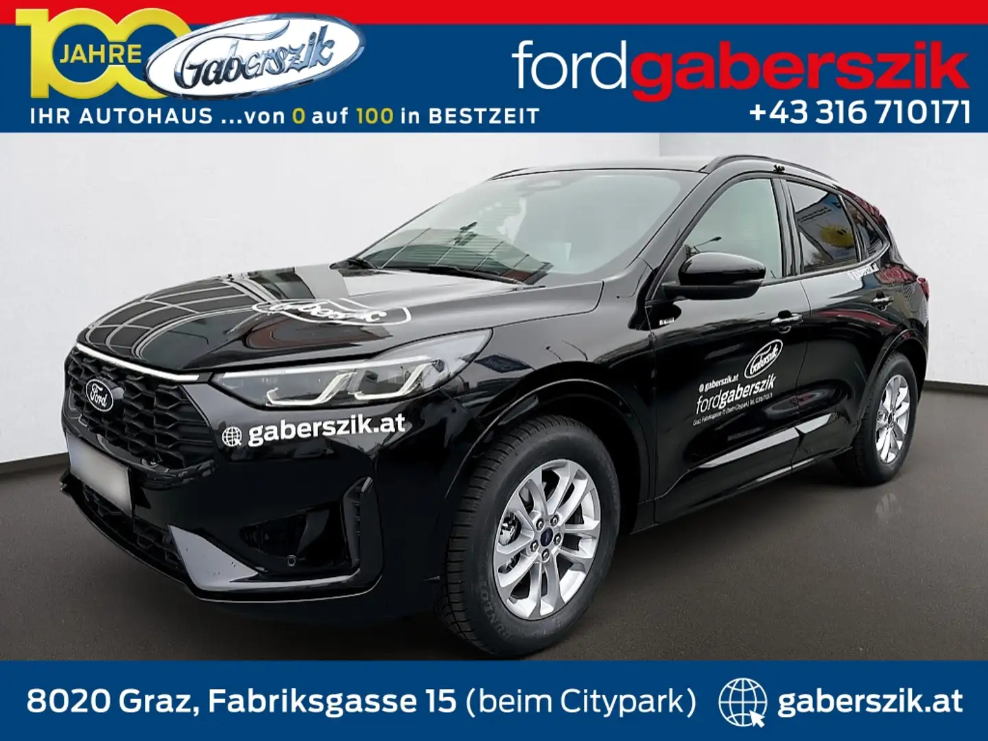 Ford Kuga 2,5 Duratec FHEV ST-Line Automatik *VORFÜHRWAGEN* Schwarz - 1