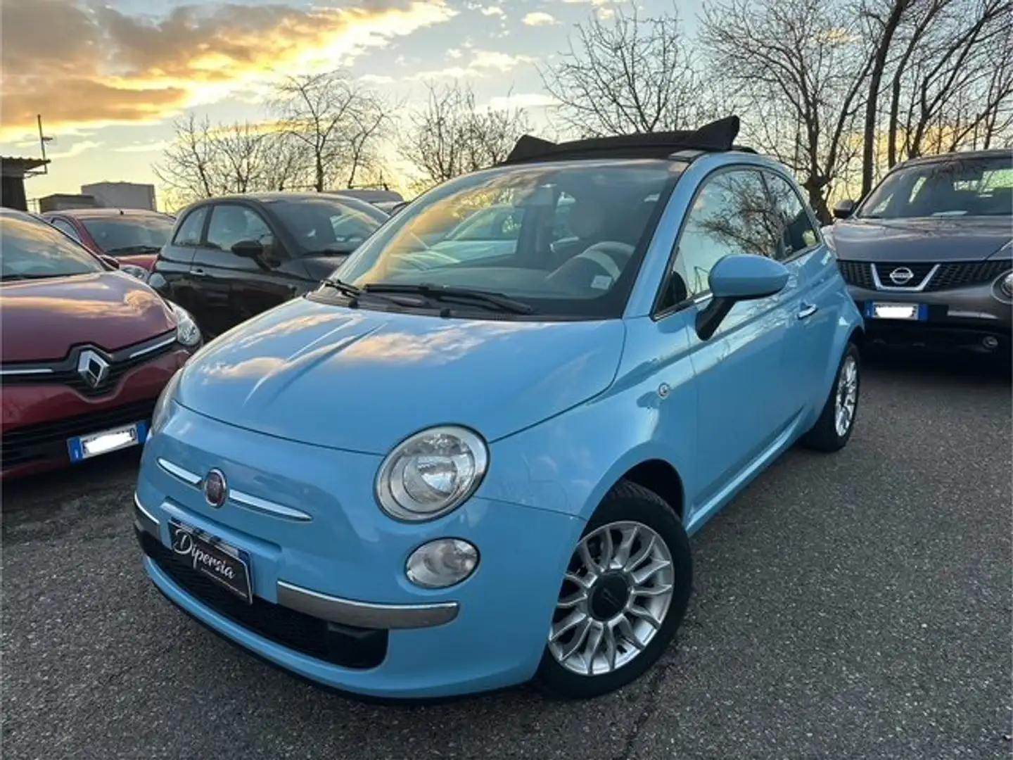 Fiat 500C 500C 1.3 mjt 16v Lounge 95cv Blau - 1