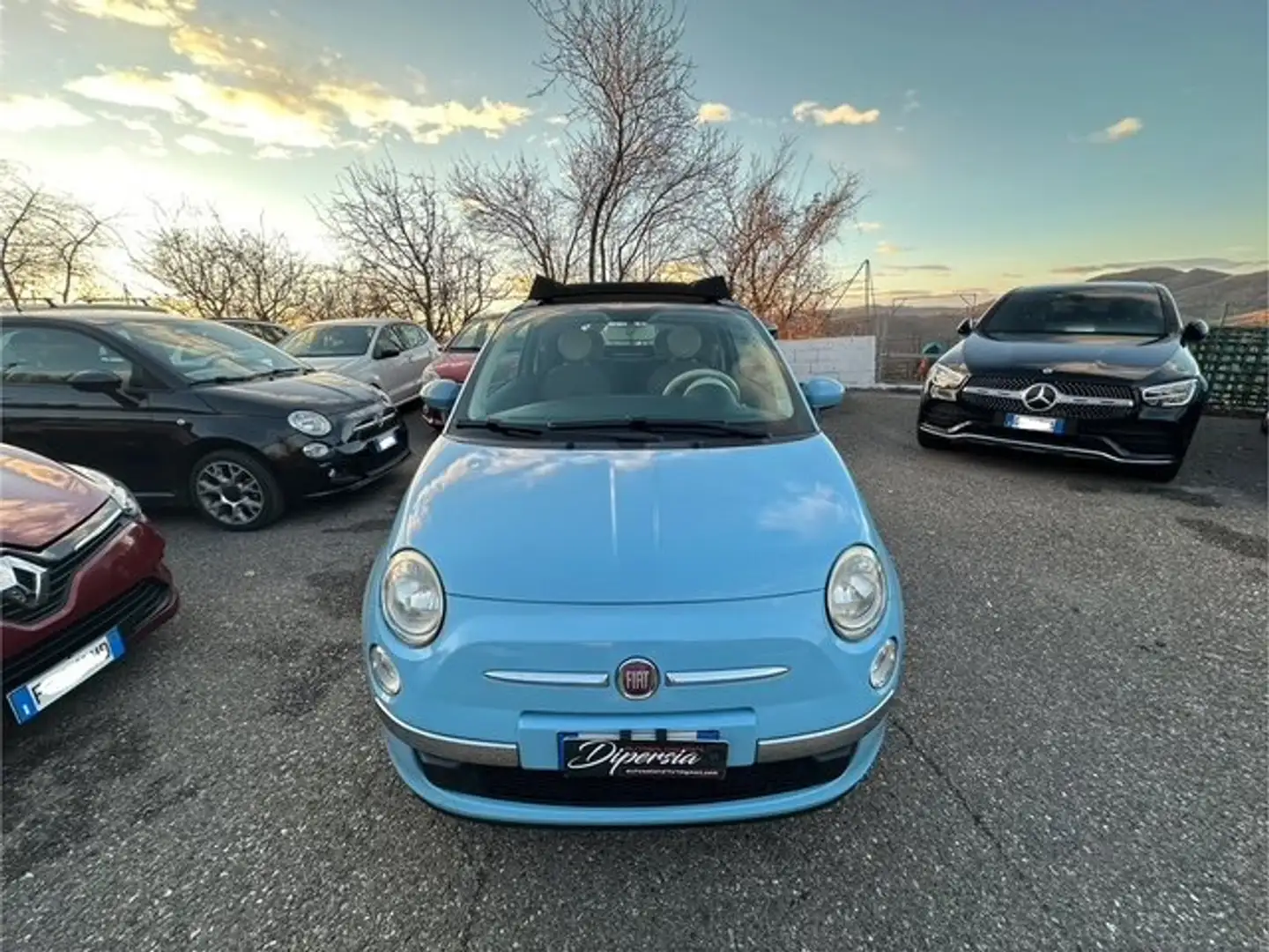 Fiat 500C 500C 1.3 mjt 16v Lounge 95cv Blau - 2