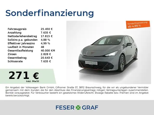 CUPRA Born electric Automatik DAB LED Climatronic 18"