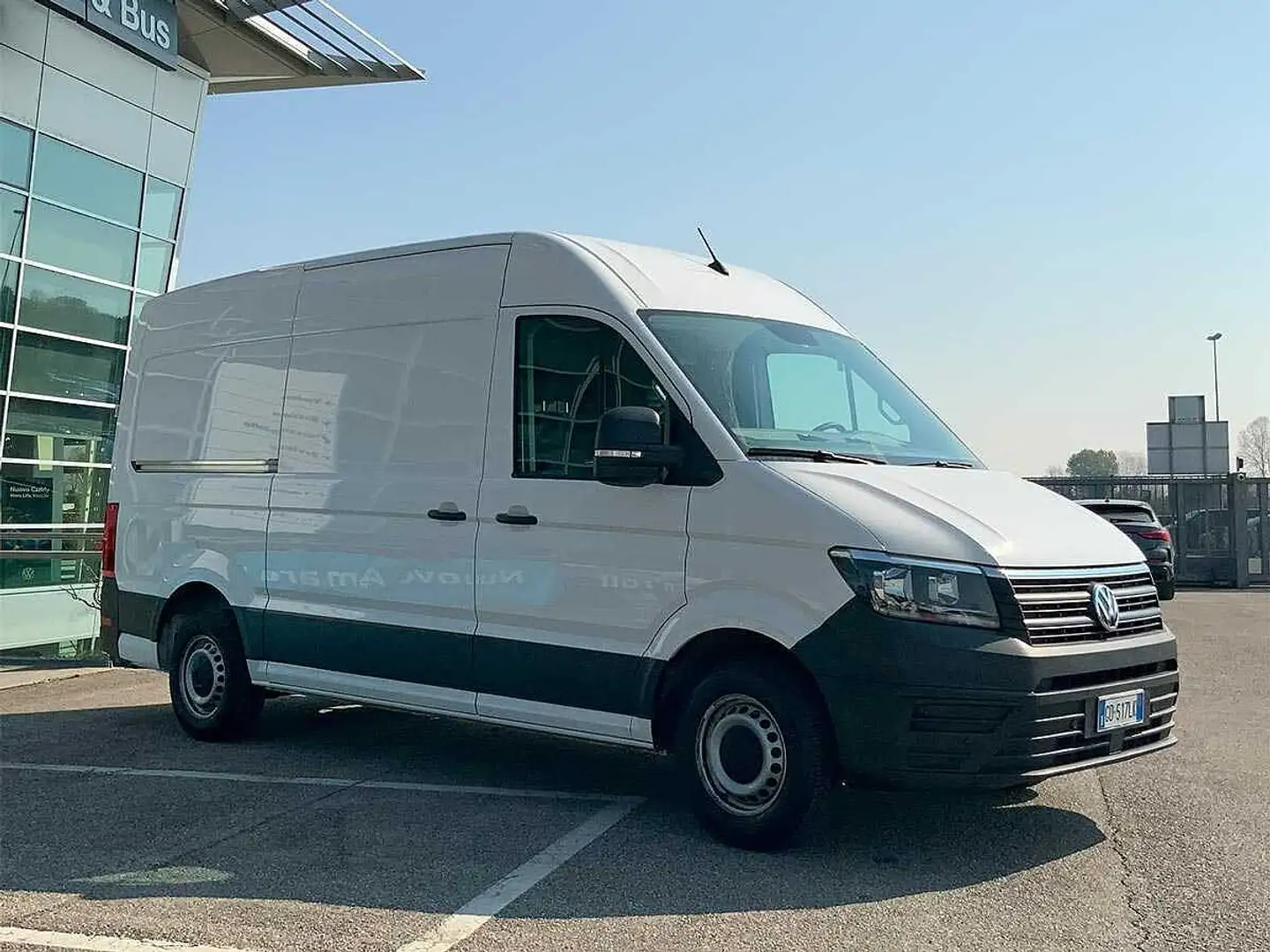 Volkswagen Crafter 35 2.0 TDI 140CV DSG RAMPA con VERRICELLO Wit - 1