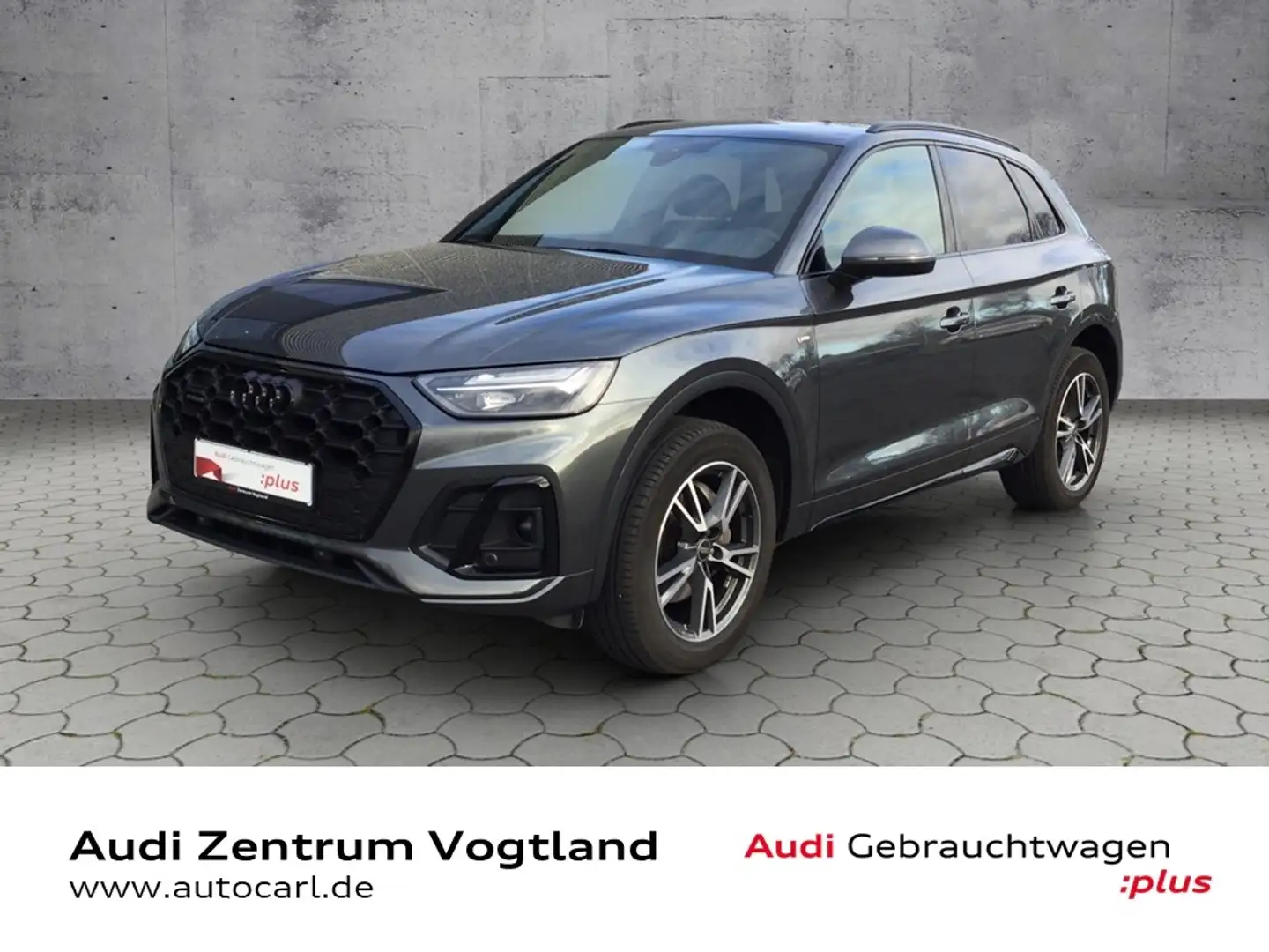 Audi Q5 S line 40 TDI quattro S-tronic KLIMA LED NAVI LED Grau - 1