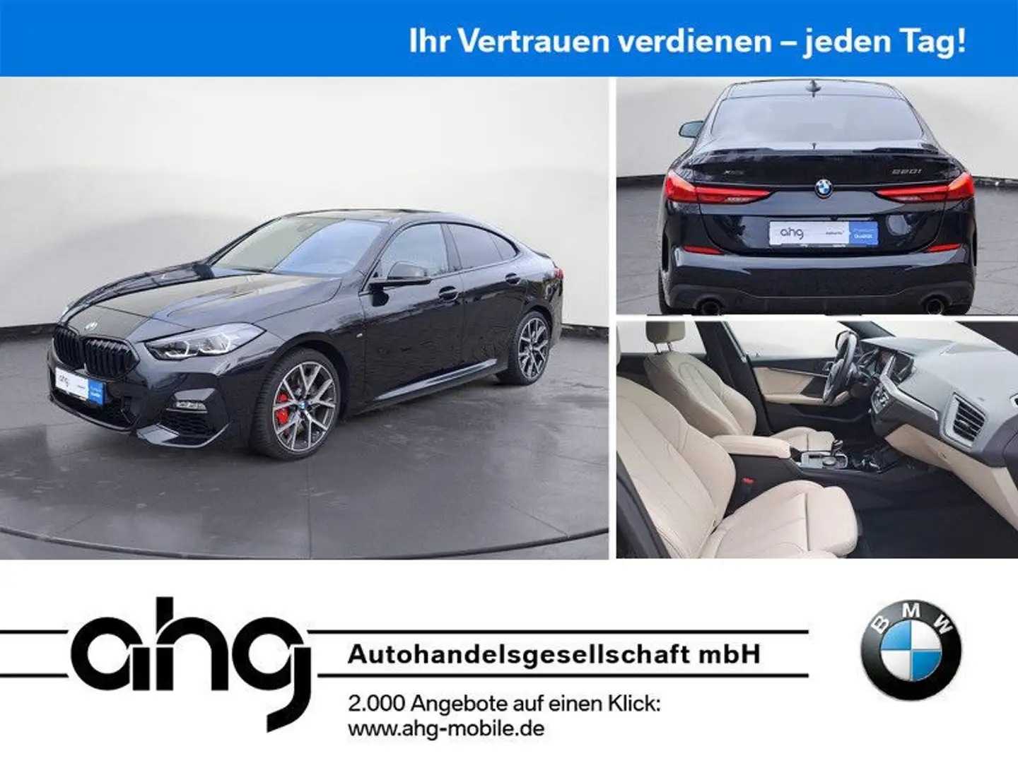 BMW Sonstige 220i xDrive Gran Coupe M Sport Pro Panorama Glas Schwarz - 1