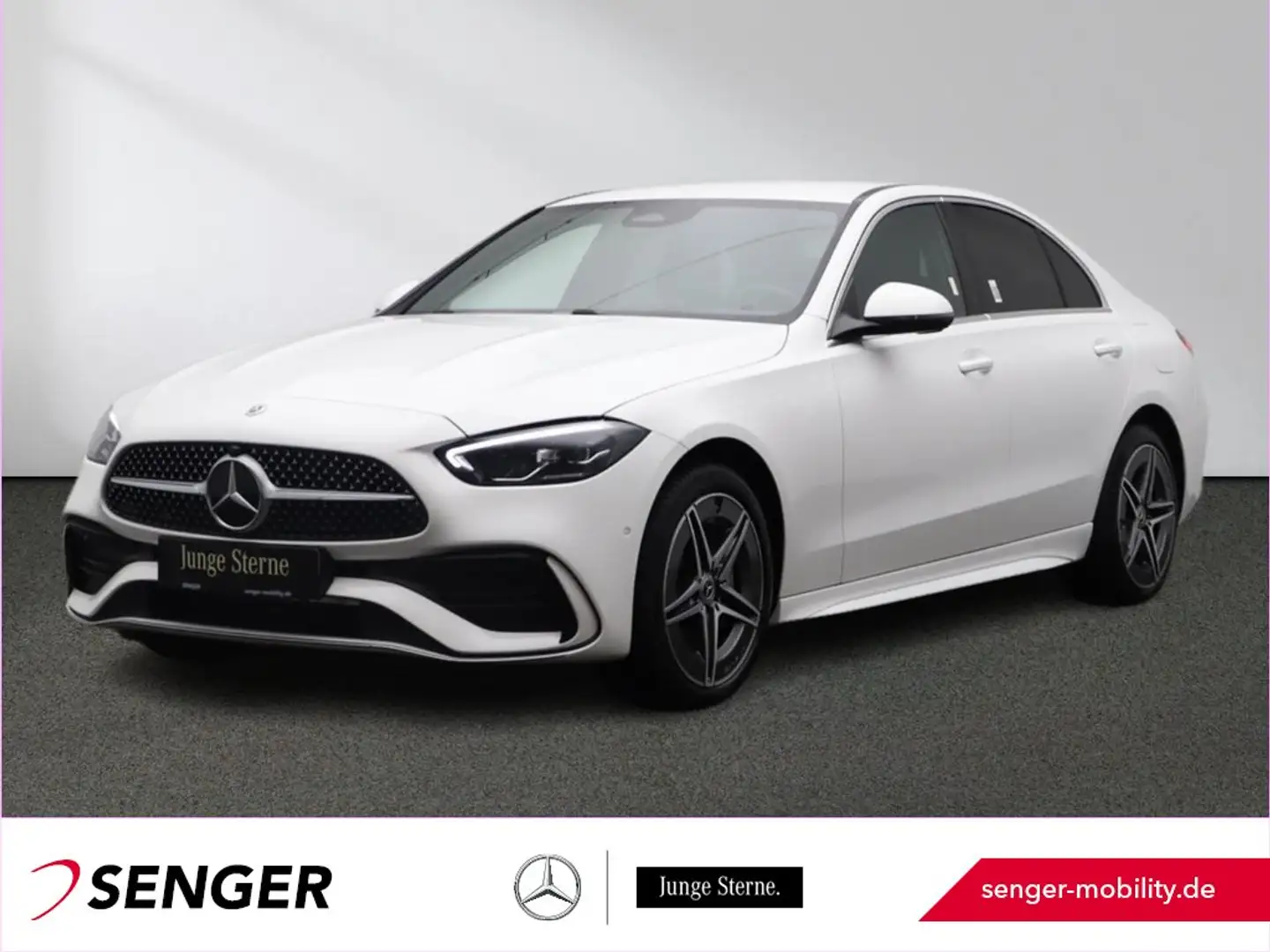 Mercedes-Benz C 300 e AMG Burmester Rückfahrkamera LED AHK Blanc - 1