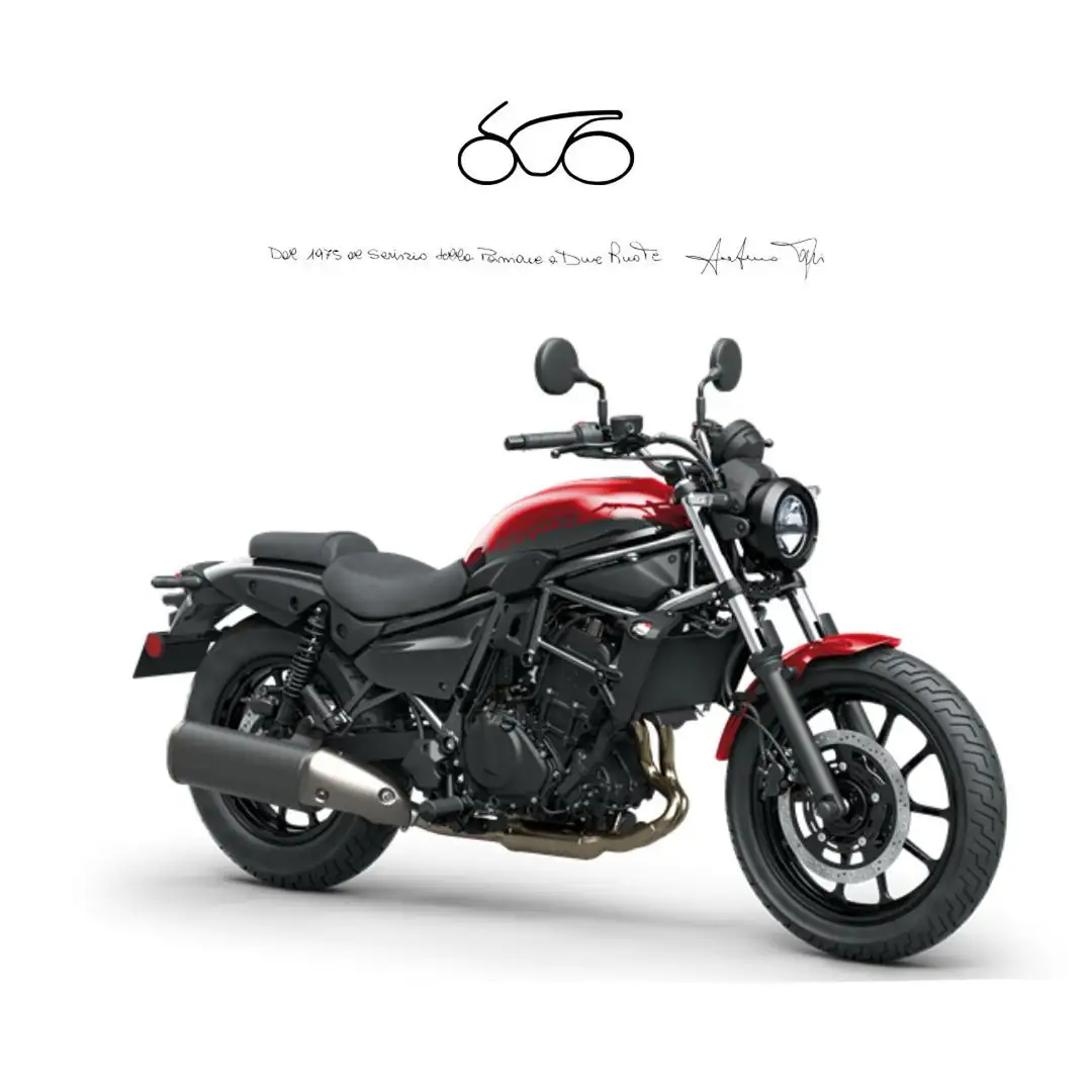 Kawasaki Eliminator 500 . Rosso - 1