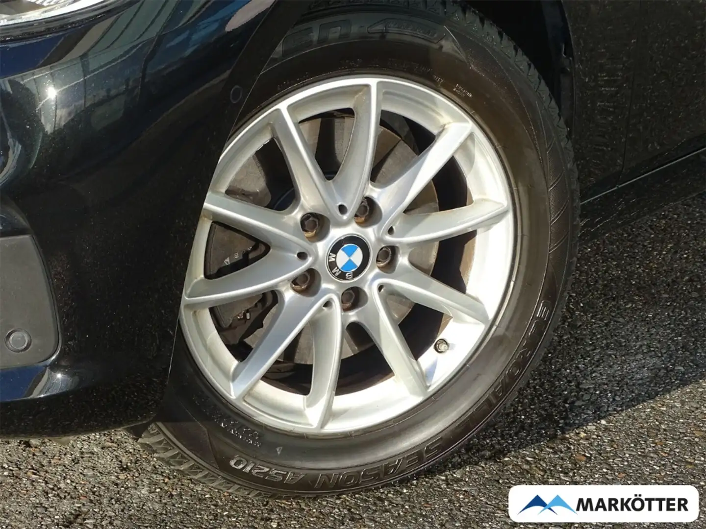 BMW 218 Gran Tourer i Advantage Tourer/NAVI/PDCv+h/LED/SHZ Noir - 2