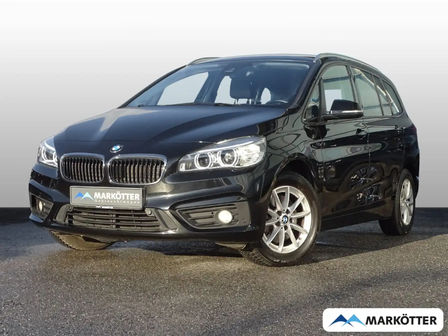 BMW 218 Gran Tourer i Advantage Tourer/NAVI/PDCv+h/LED/SHZ Noir - 1