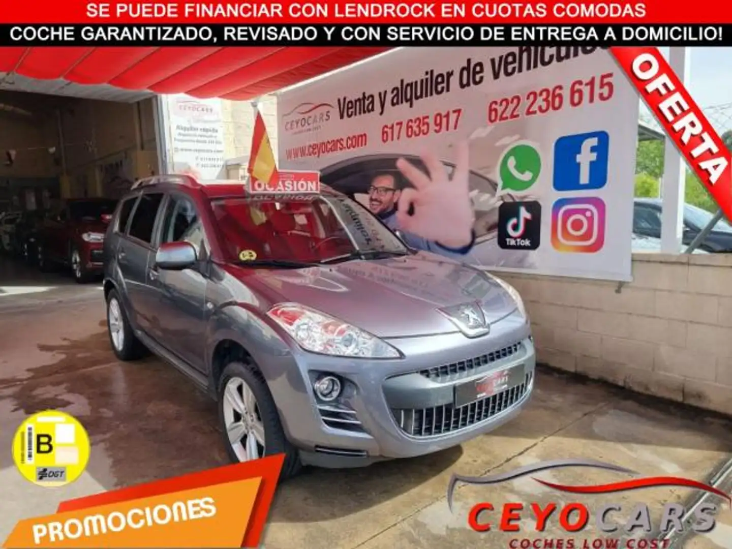 Peugeot 4007 2.2HDI Business Line 7pl. siva - 1