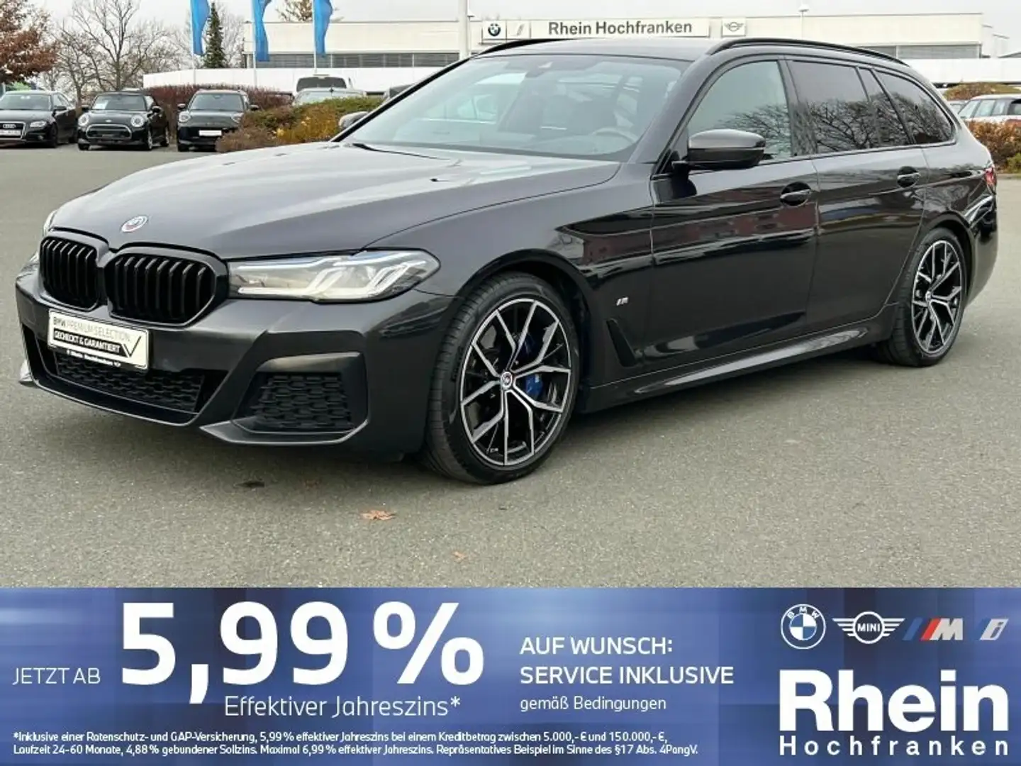 BMW 530 d xDrive Touring M Sport LASER STANDH AHK Grigio - 1
