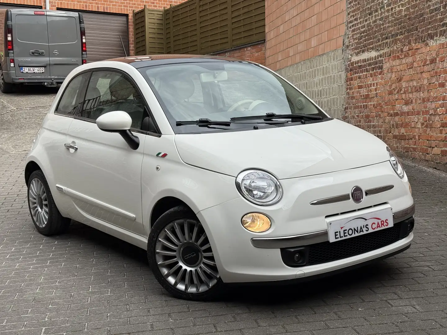 Fiat 500 1.2i Airco, Panorama,… Blanco - 2