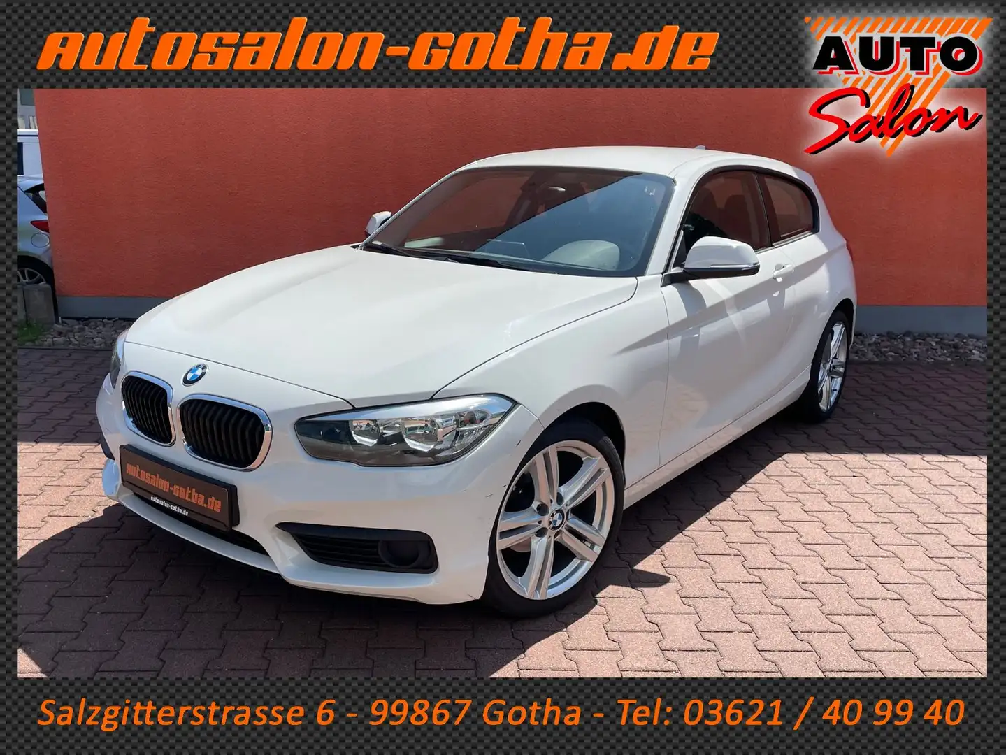 BMW 118 i Lim. KLIMAAUTO+SITZHZG PDC FON 2.Hand Weiß - 1