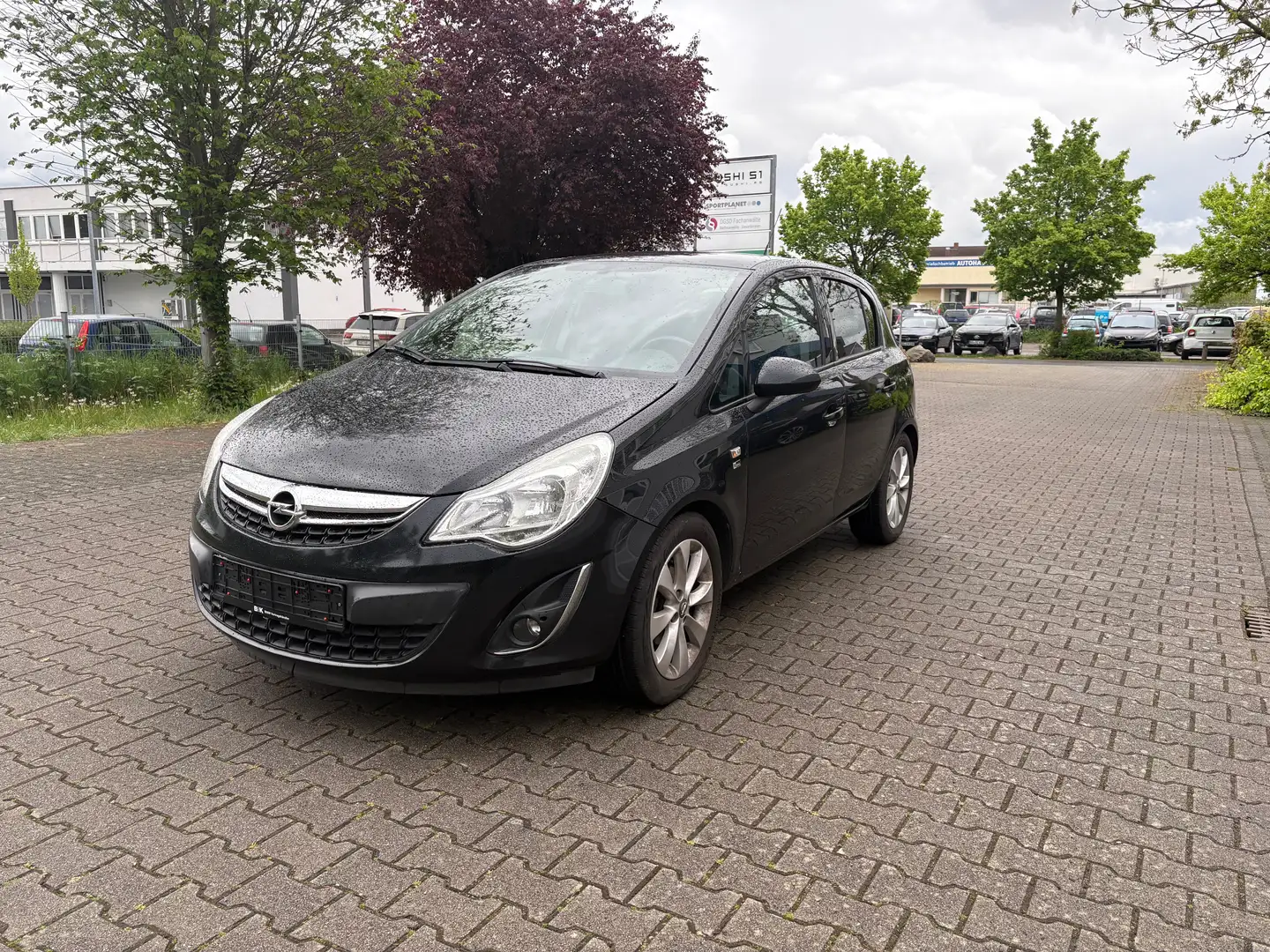 Opel Corsa /Leder/Shz/Scheckheft/2Hand/Tempo Schwarz - 1
