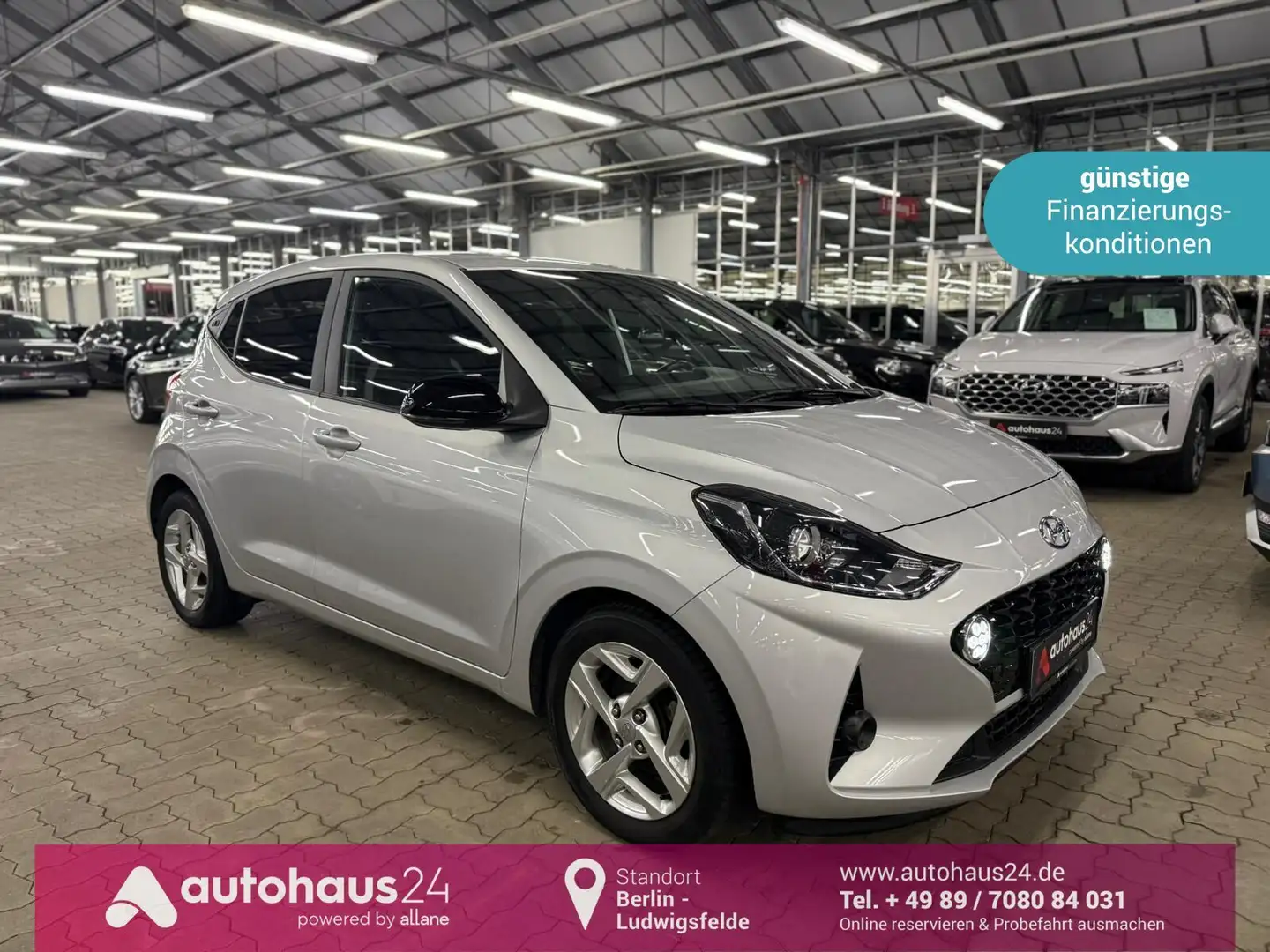 Hyundai i10 1.0 Connect & Go (EURO 6d) Silber - 1