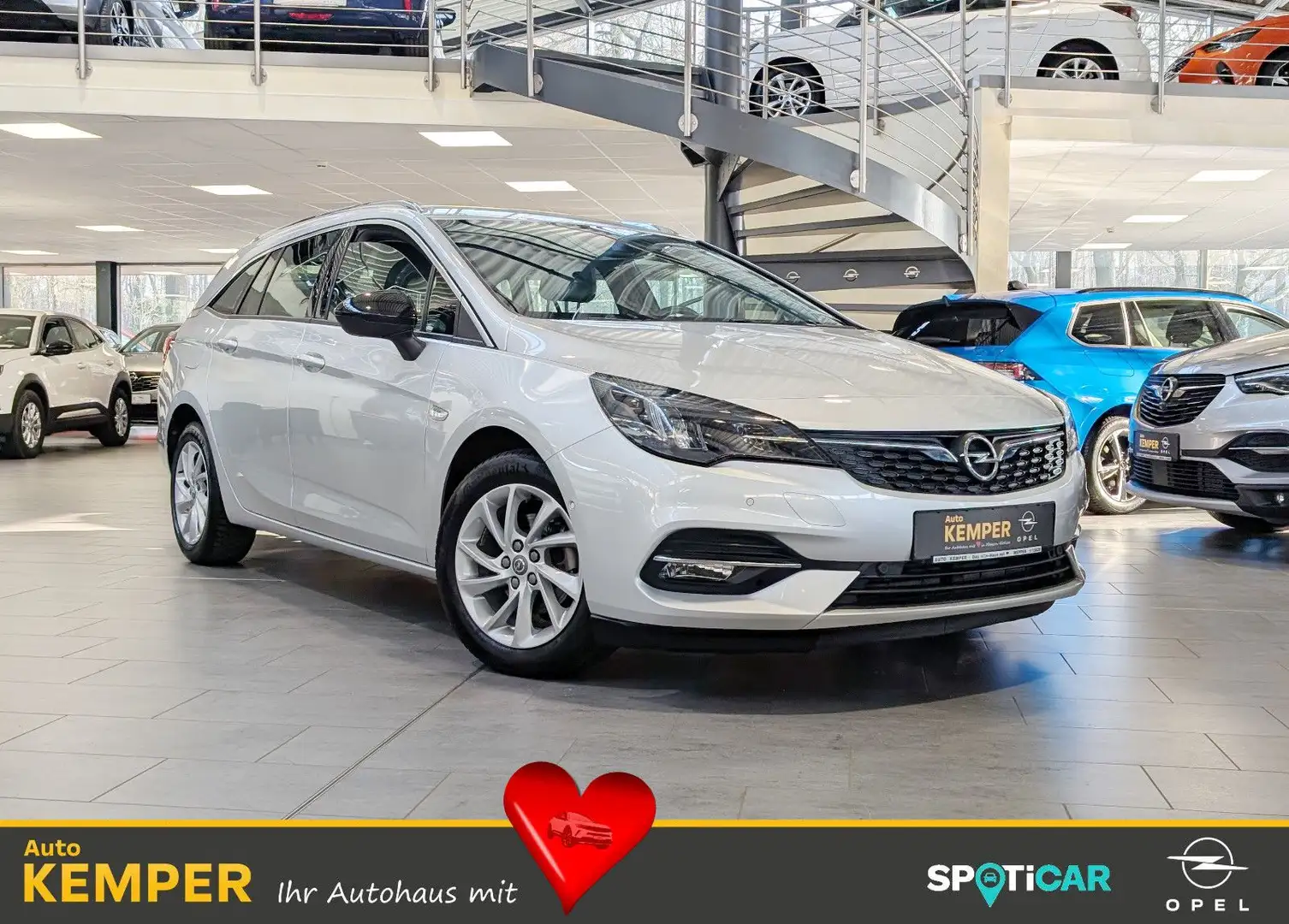Opel Astra ST 1.5 D Elegance *SHZ*Kamera*Navi* Argent - 1