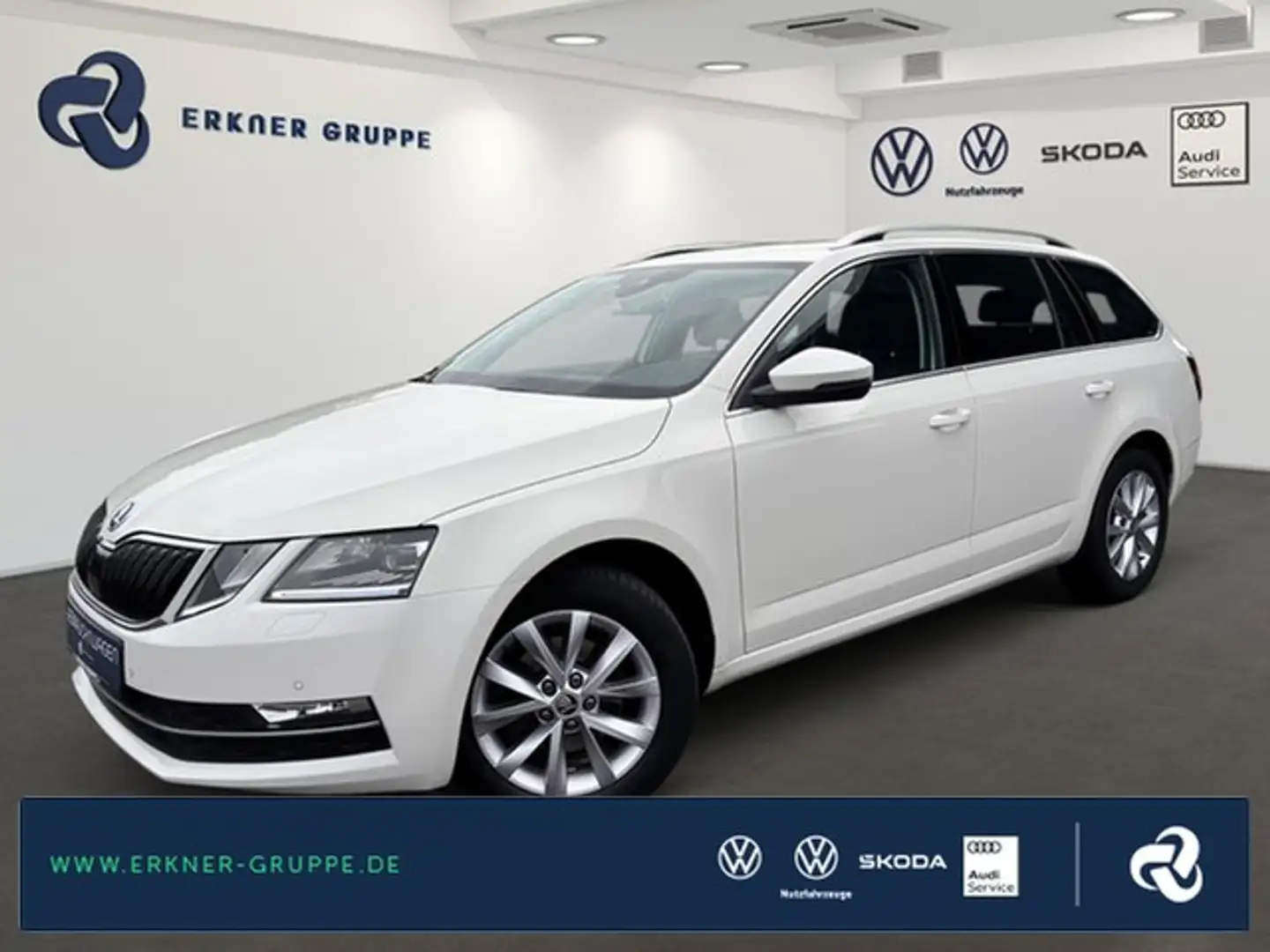 Skoda Octavia Combi 2.0TDI DSG Style LED+ACC+STNDHZG+++ Bianco - 1