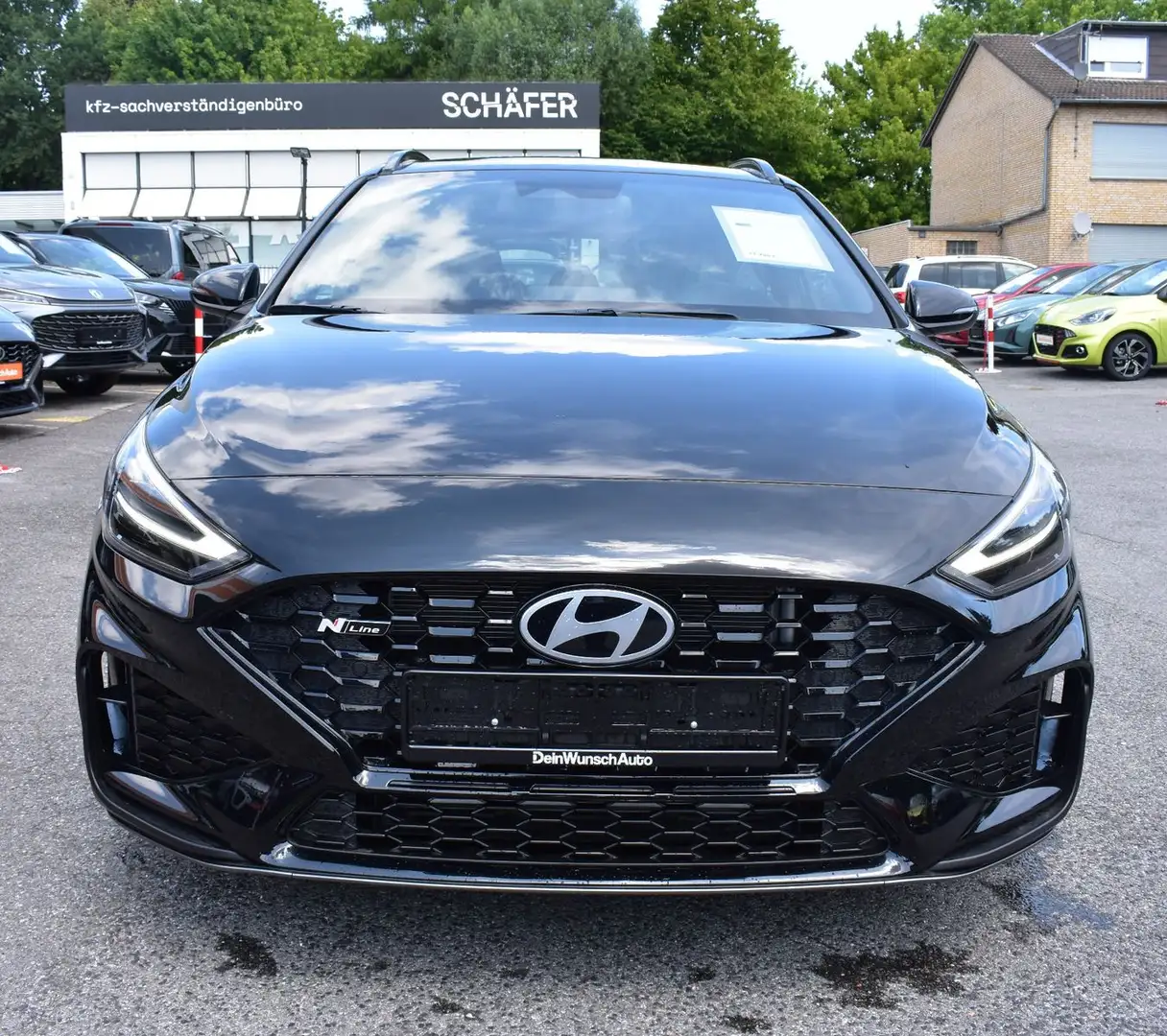 Hyundai i30 Kombi DCT 140PS N Line LED SHZ Alu18 SOFORT Noir - 2