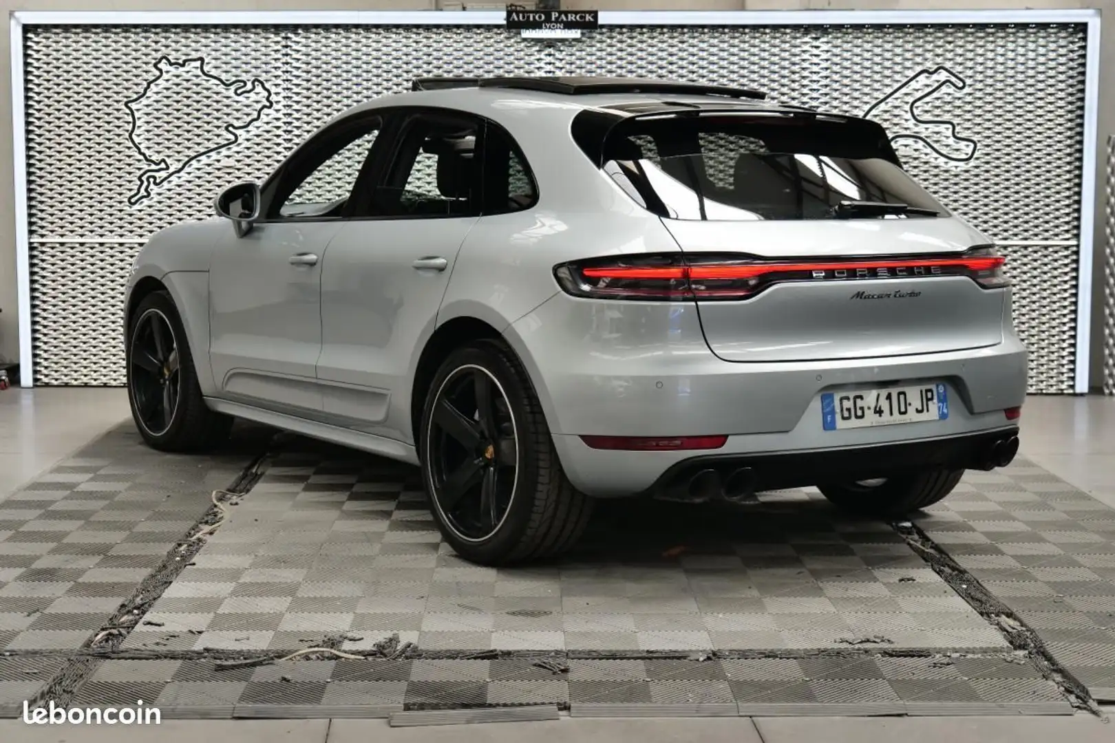 Porsche Macan Turbo 3.0 440 ch PDK Gris - 2