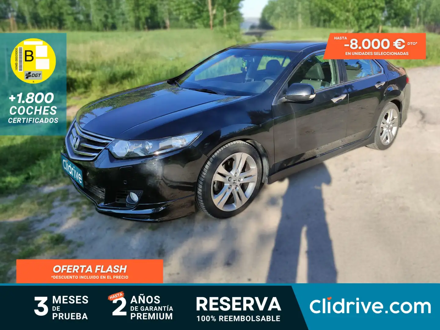 Honda Accord 2.2i-DTEC Type S 180 Zwart - 1