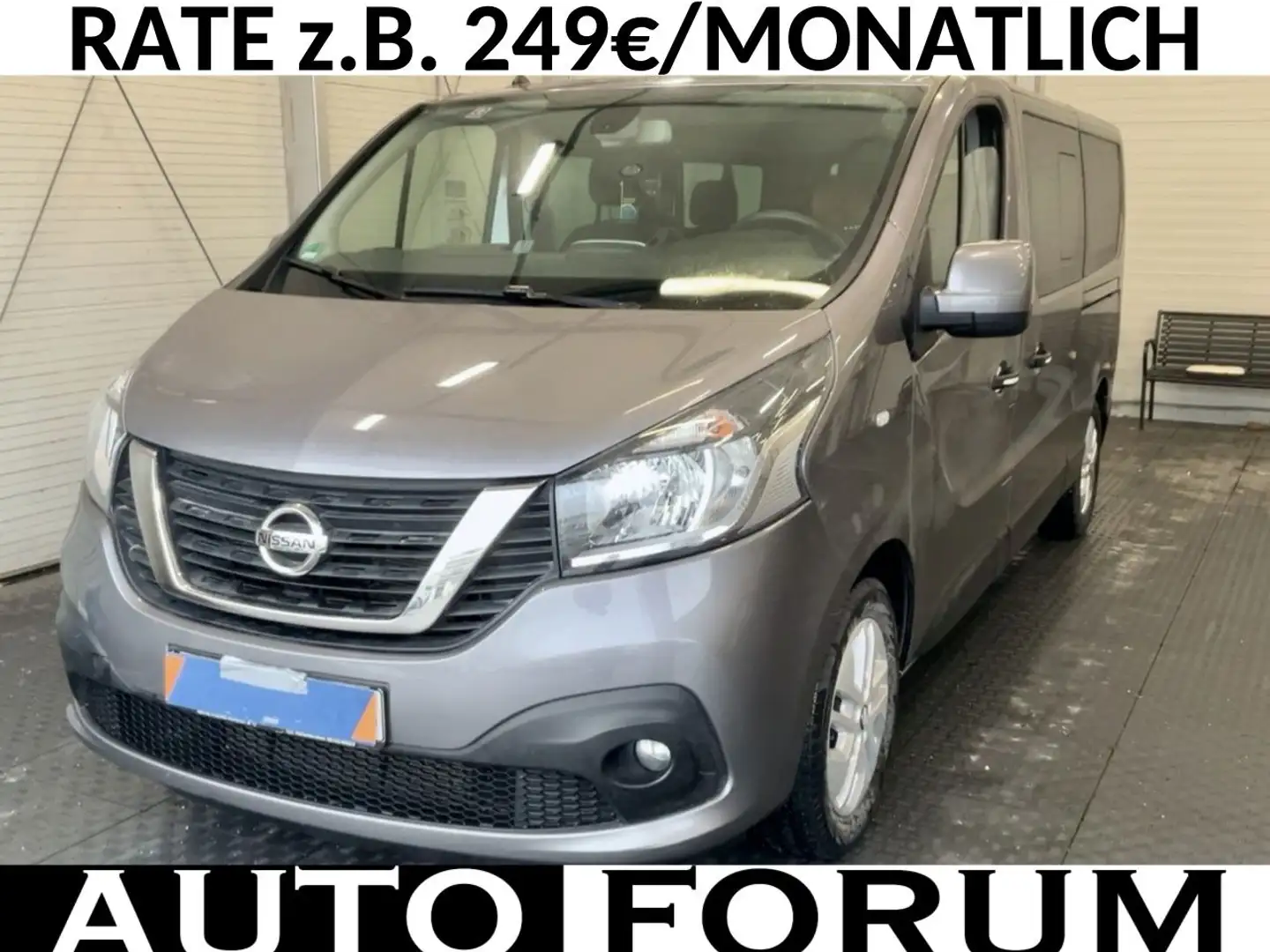 Nissan NV300 2.0 D L2H1 PREMIUM AUT 8-SITZER NAVI CAM Gris - 1