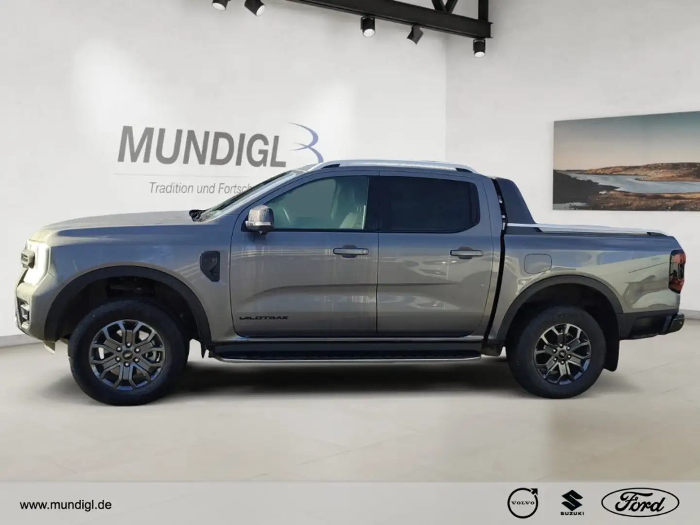 Ford Ranger DK 4x4 Wildtrak NAVI,ACC,Autom.,AHK,Klimaaut,Leder Grau - 2