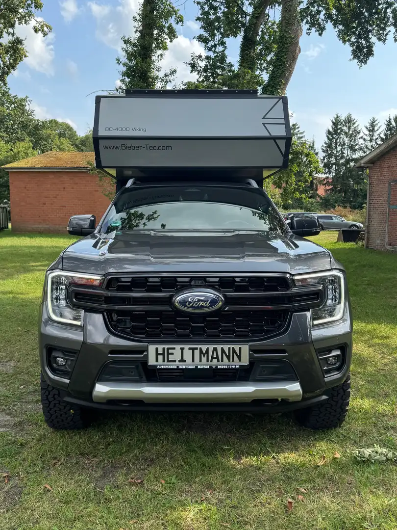 Ford Ranger Wildtrak e-4WD DoKa 3.5t zGg für Wohnkabine Gris - 1