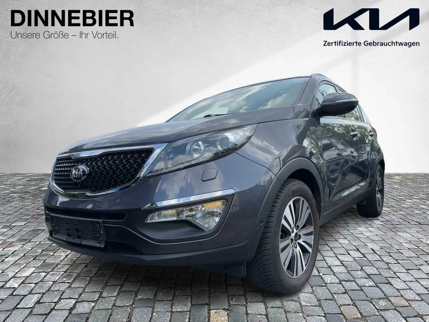 Kia Sportage 2.0 CRDI AWD SPIRIT GD SPAS 5-D Pano 4xSHZ Xenon L Grau - 2