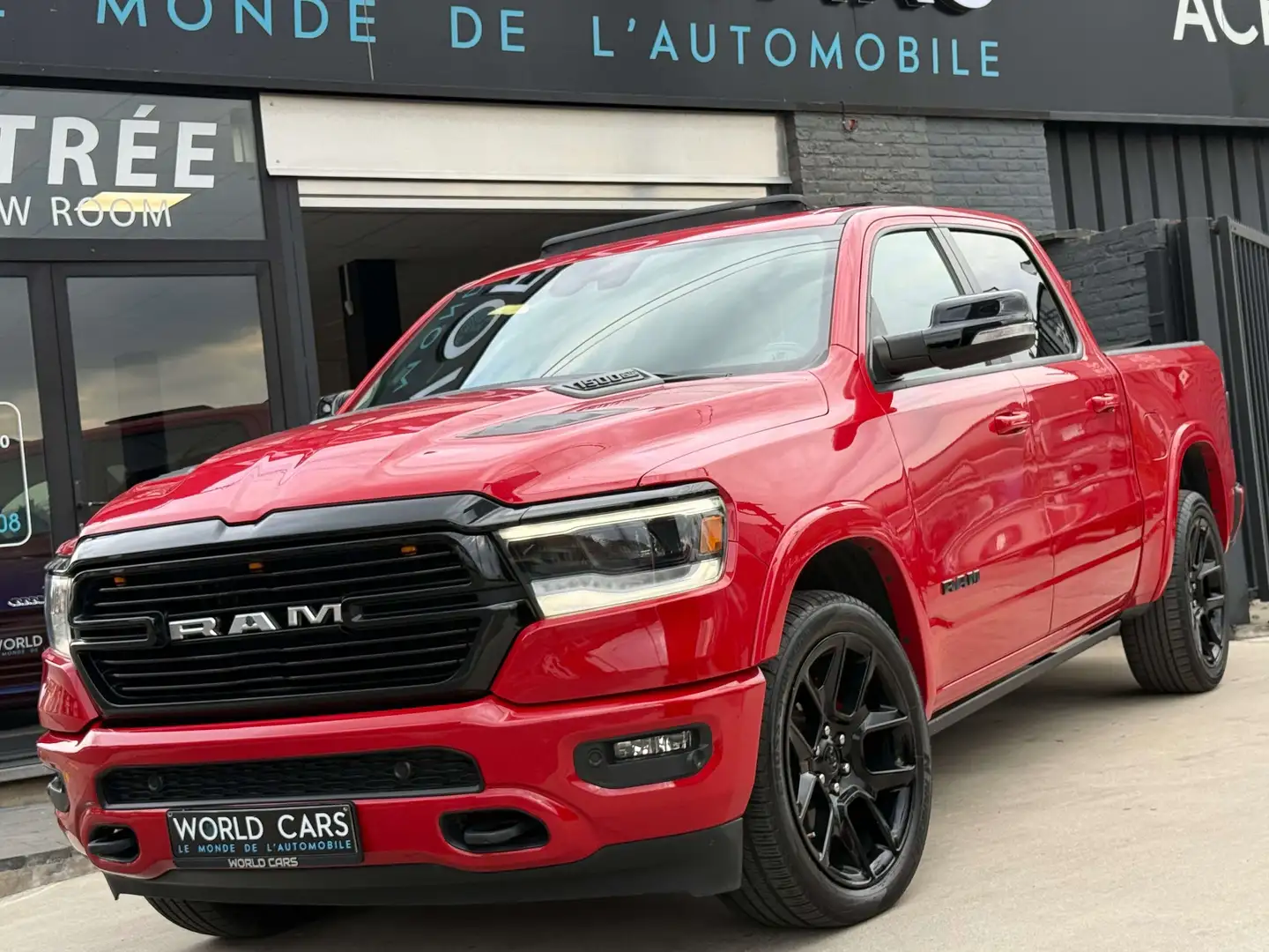 Dodge RAM 5.7i LPG LARAMIE SPORT TVAC*BTWIN TOIT PANO DISTRO Rouge - 1