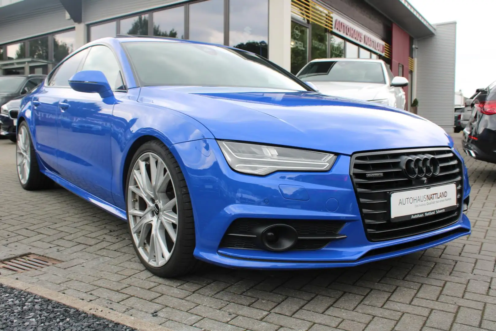 Audi A7 3.0 TDI q. competition S-Sitze SDach HuD BOSE Bleu - 2