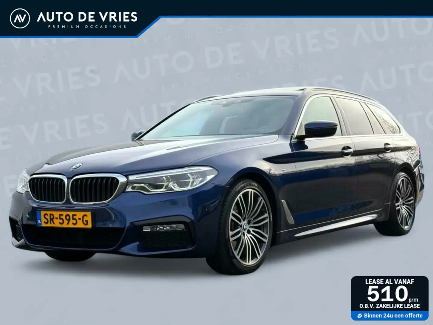 BMW 520 5-serie Touring 520i 184pk High Executive M-Sport Blu/Azzurro - 1