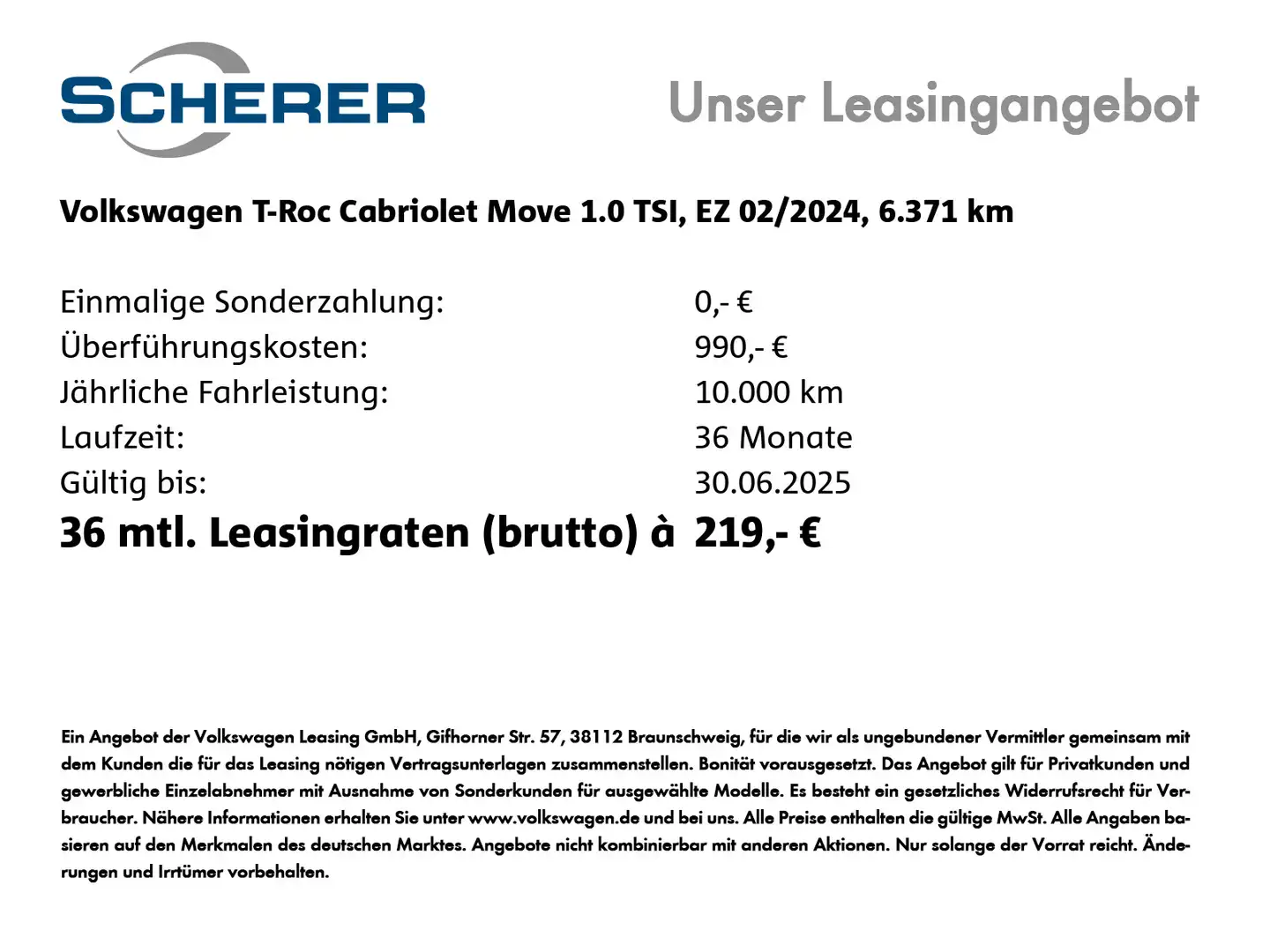 Volkswagen T-Roc MOVE 1.0 TSI NAVI LED-PLUS APP-C Blau - 2