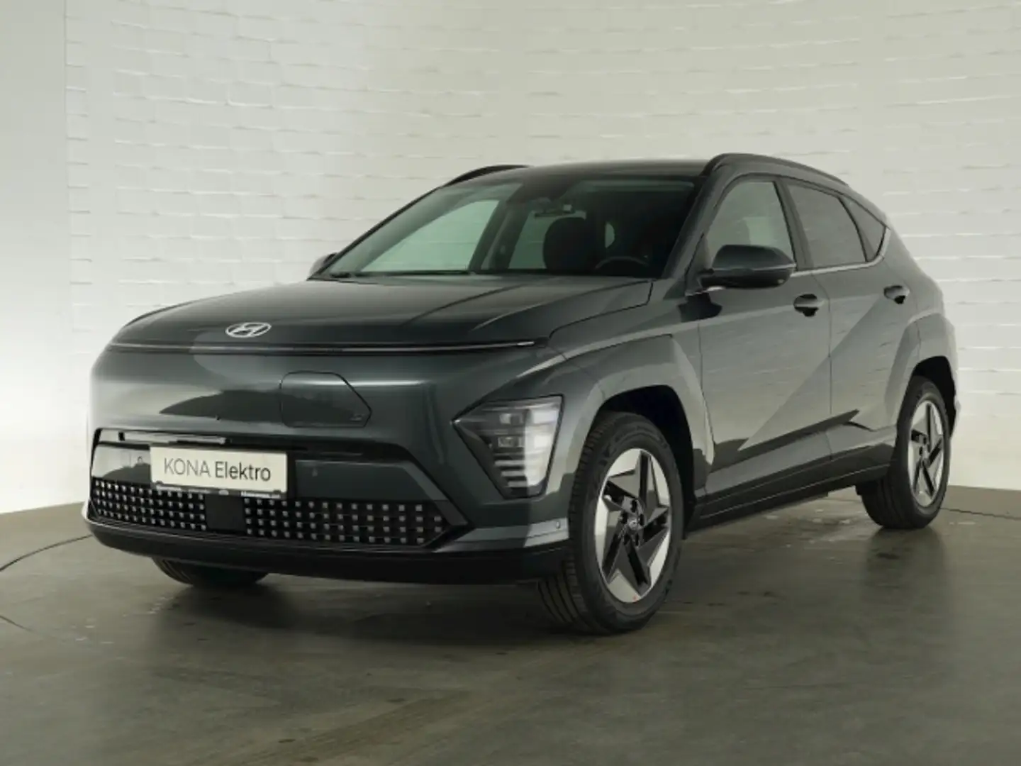 Hyundai KONA TREND 48,4 kWh+VOLL LED+NAVI+360 GRAD KAMERA+SITZ- Grün - 2