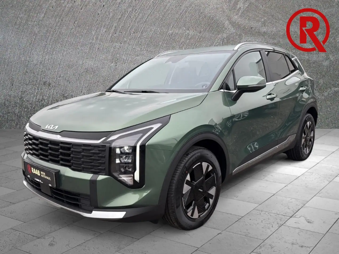 Kia Sportage Vision 1.6T e-Sitze Spurhalteass. PDCv+h Sitzheizu Grün - 1