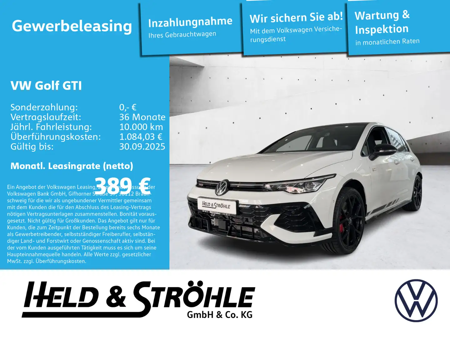 Volkswagen Golf GTI Clubsport 2,0l TSI 221kW DSG PANO KAM Weiß - 1