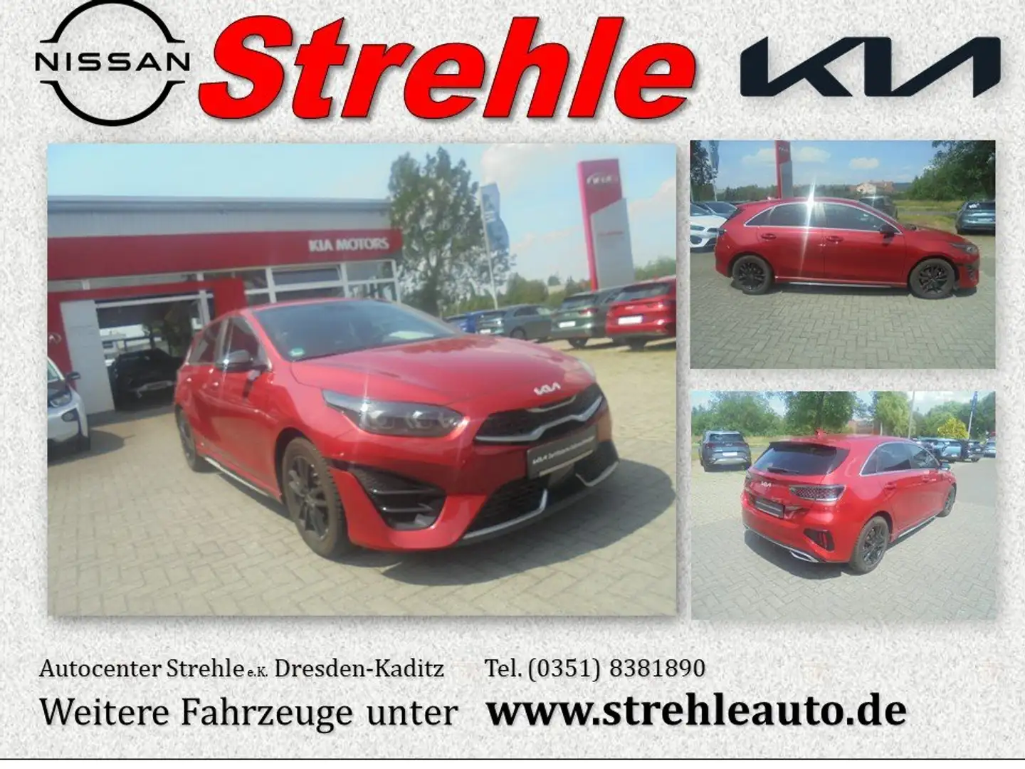 Kia Ceed / cee'd 1.5 T-GDI GT Line 6MT Rood - 1