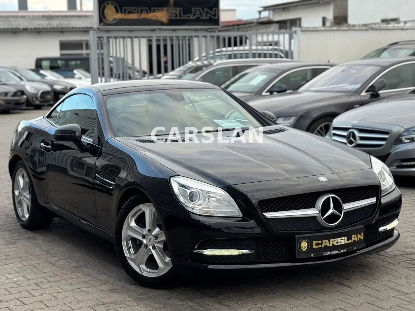 Mercedes-Benz SLK 200 ROADSTER "1.HAND+AIRSCARF+SHZ+LEDER" Schwarz - 1