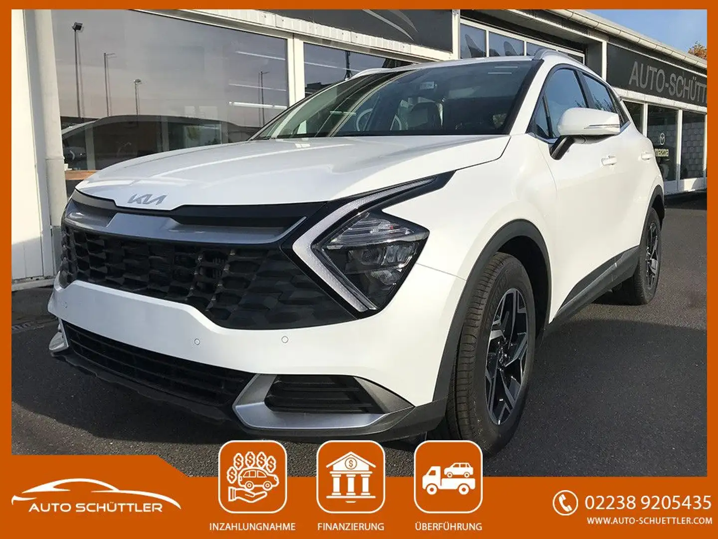 Kia Sportage Autom,LED,MHEV,Sitzh,Kamera,Spurhalte Blanc - 1