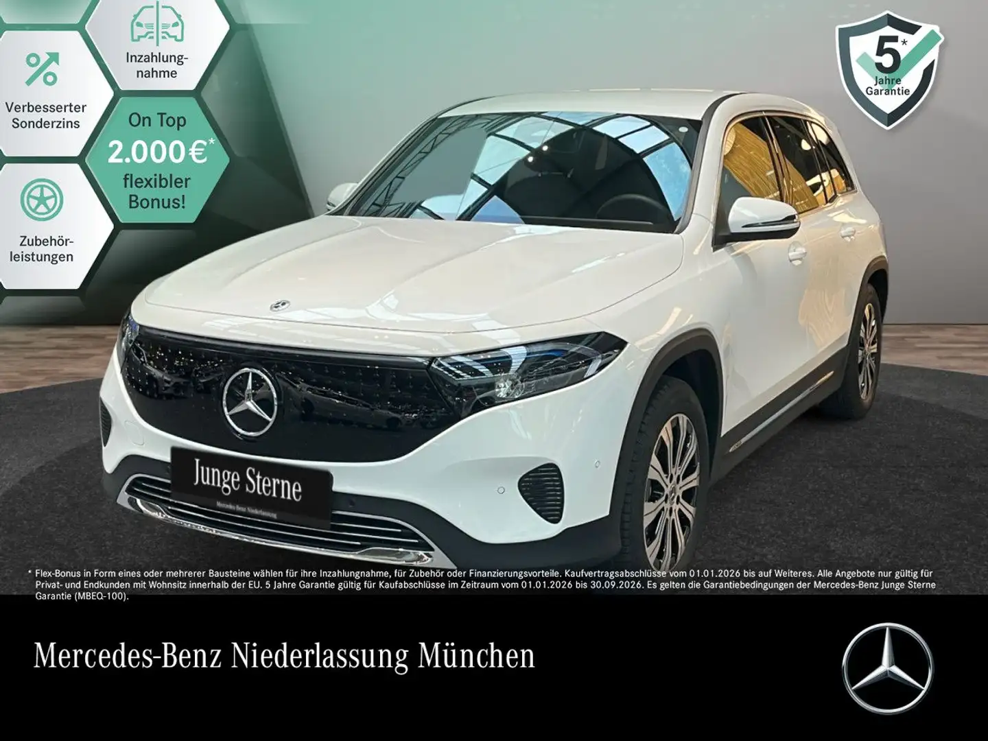 Mercedes-Benz EQB 250 PROG+ADVANCED+KAMERA+SPUR Weiß - 1
