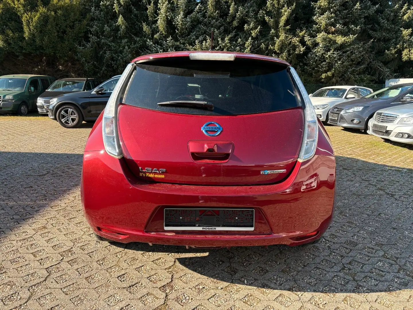 Nissan Leaf Acenta 24 KWH AUTOMAT KLIMA TEMP 8xALUS TOP Rot - 2