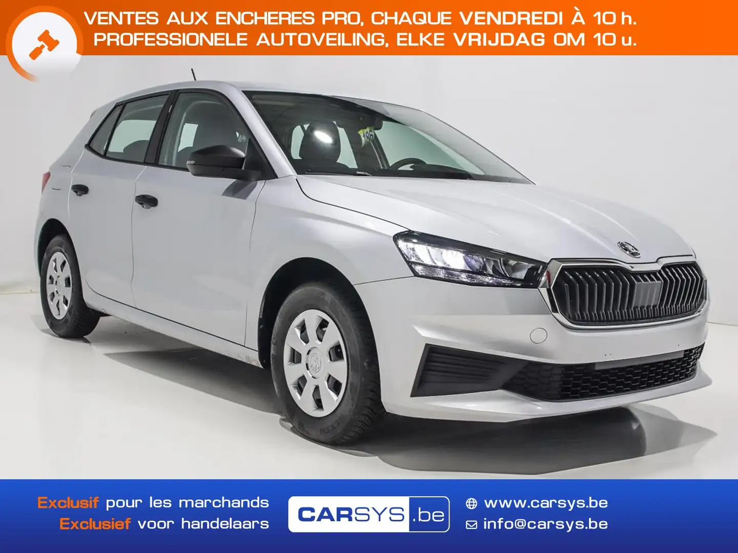 Skoda Fabia 1.0 - 80 - 5P LED - CLIM - CARPLAY - REGU Grijs - 1