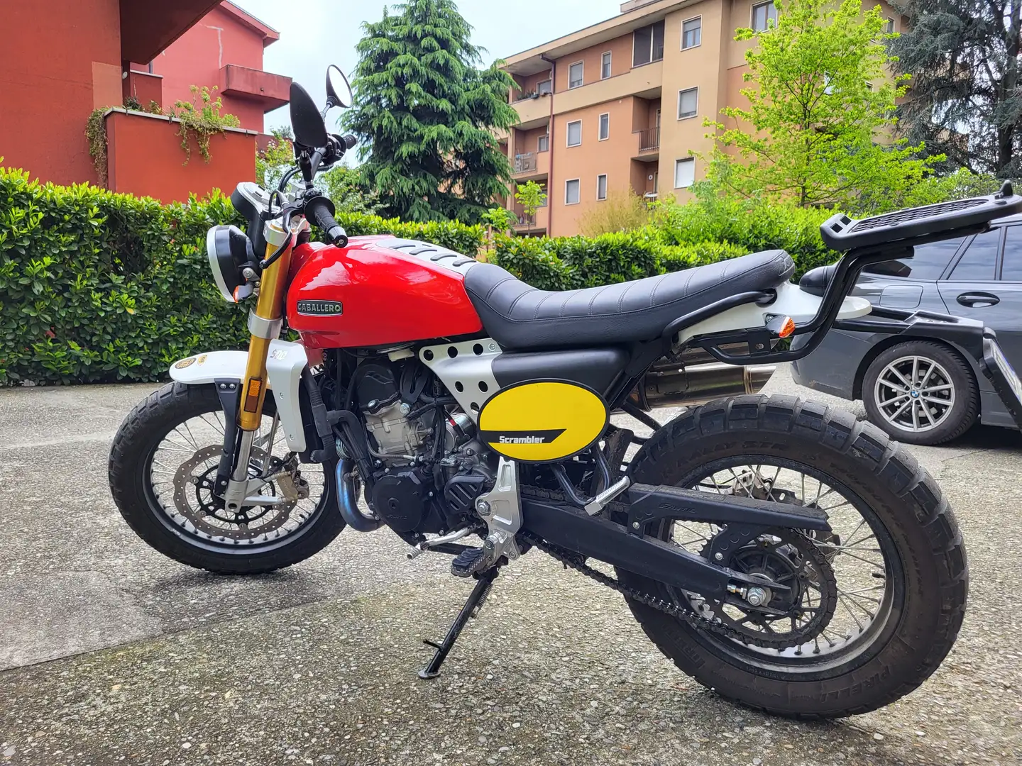 Fantic Caballero 500 Scrambler Roşu - 2