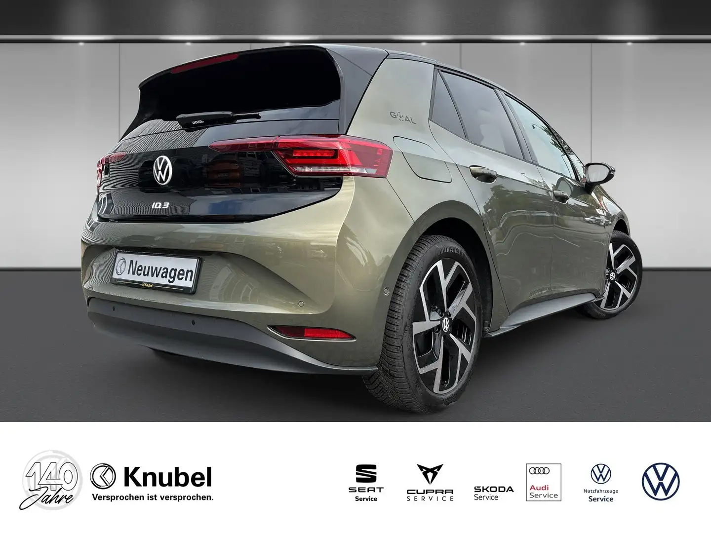 Volkswagen ID.3 Pro GOAL LED Navi Keyless TravelAss. Ganzj.reifen Grün - 2