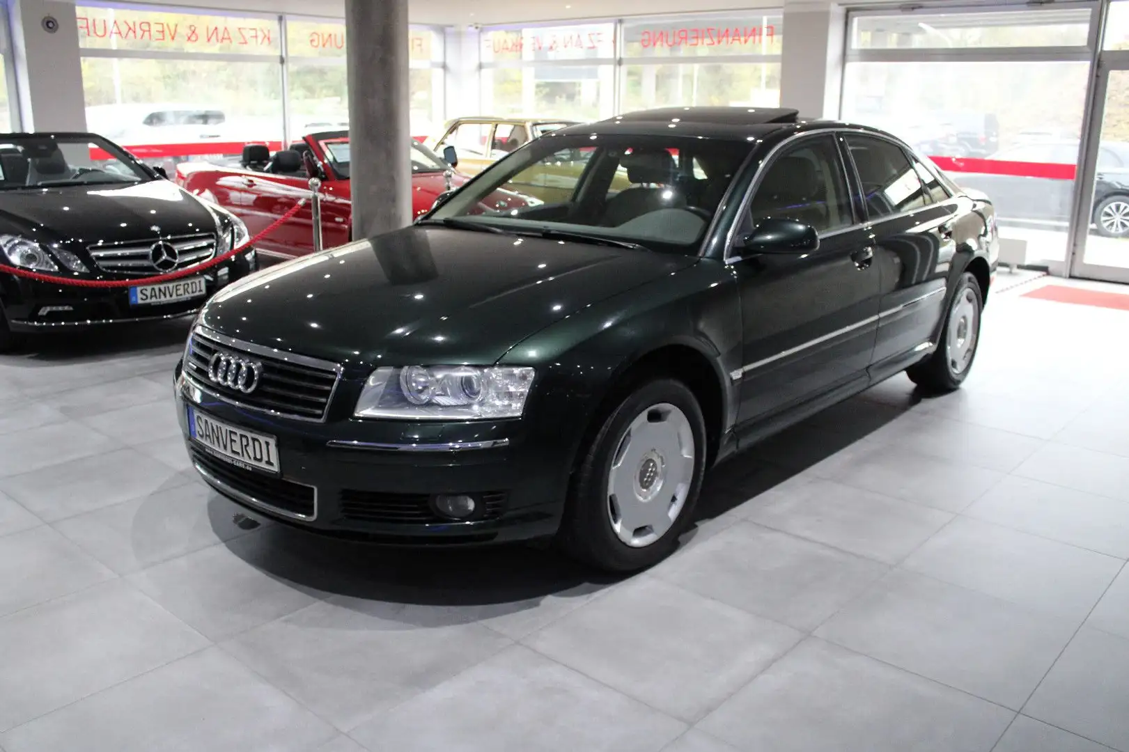 Audi A8 4.0 TDI tiptronic quattro LEDER NAVI XENO GSD Grün - 1