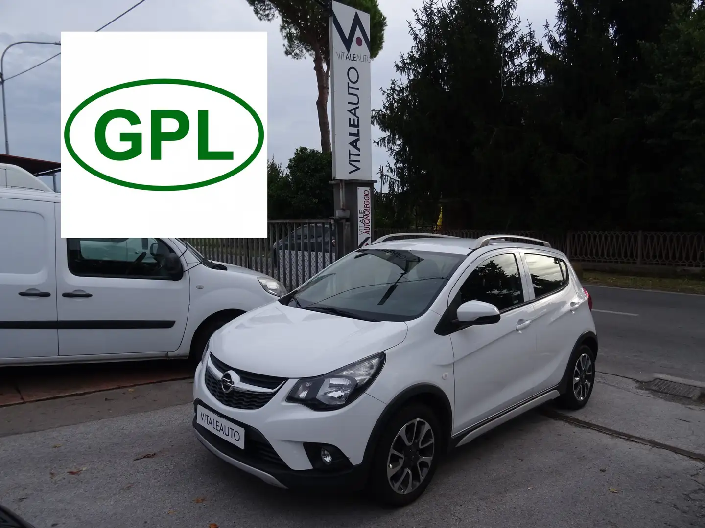 Opel Karl 1.0 Rocks Gpl 73cv OK NEOPATENTATI Bianco - 1