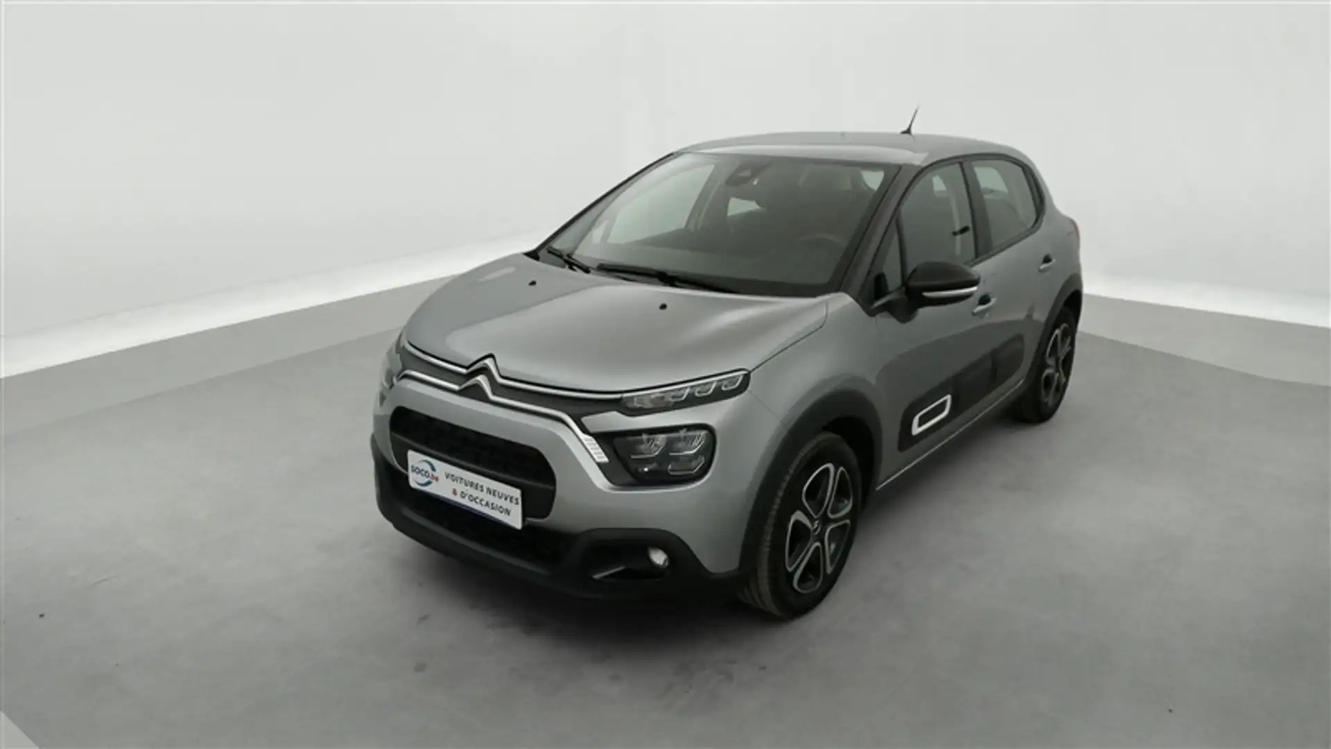 Citroen C3 1.2 PureTech 110cv Plus NAVI / CARPLAY / FULL LED / PDC AR Gris - 1